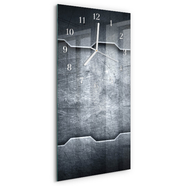 Vertical wall clock Metal