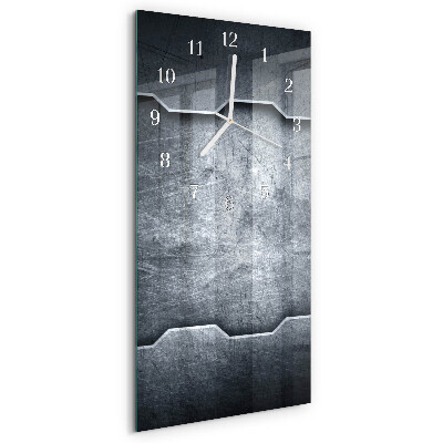 Vertical wall clock Metal