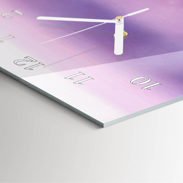 Vertical wall clock Lavender