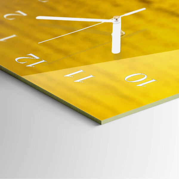 Vertical wall clock Field of Flowers