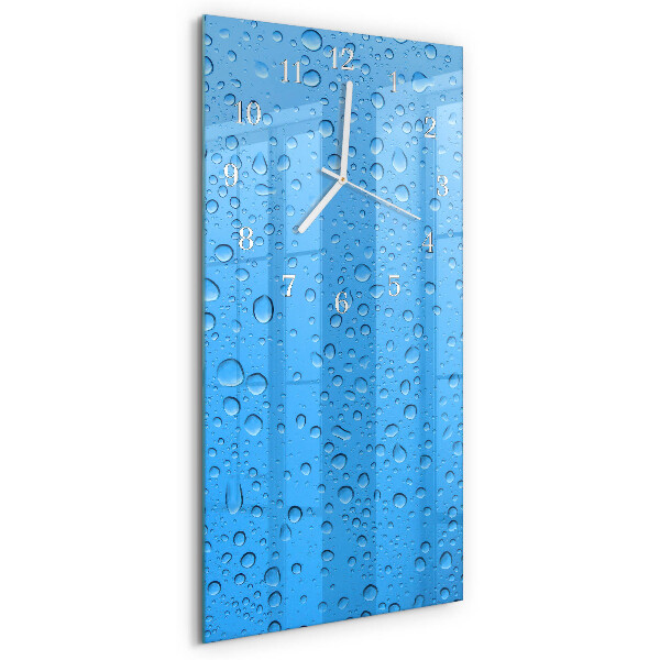 Vertical wall clock Drop of Water