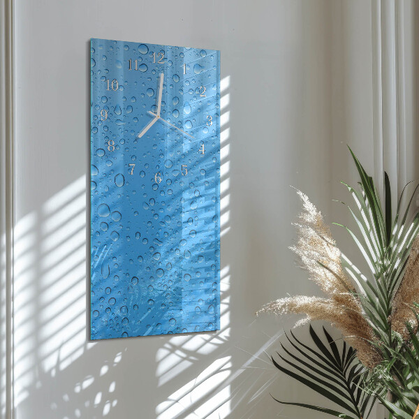 Vertical wall clock Drop of Water