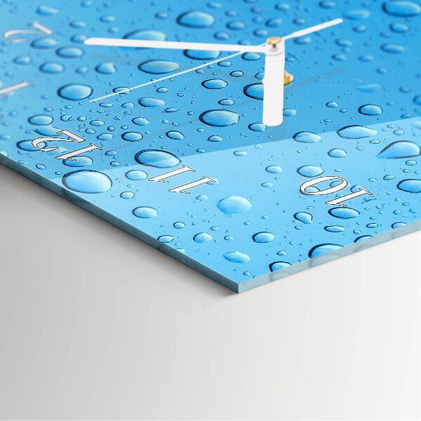 Vertical wall clock Drop of Water