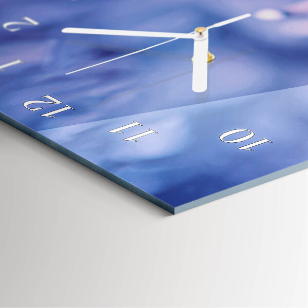 Vertical wall clock Flower