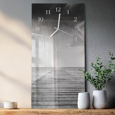 Vertical wall clock Bridge