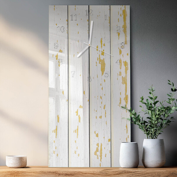 Vertical wall clock Wooden Floor