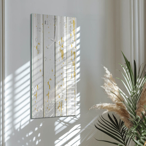 Vertical wall clock Wooden Floor