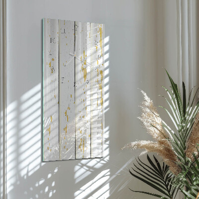 Vertical wall clock Wooden Floor