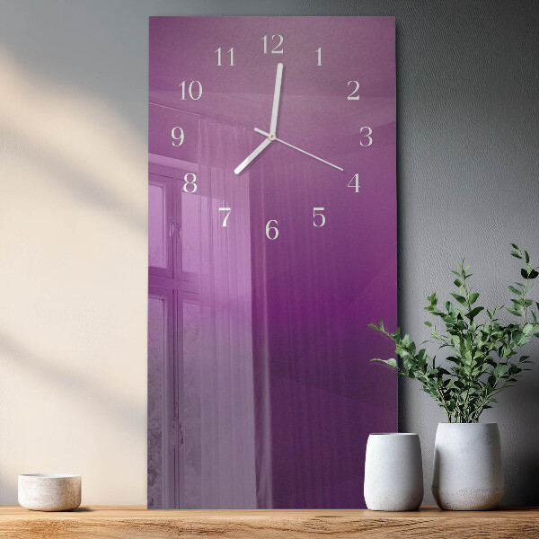Vertical wall clock Material
