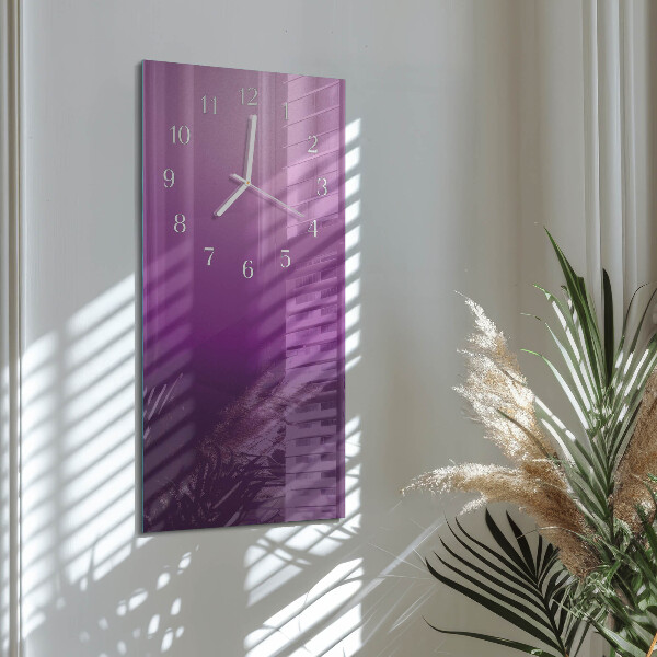 Vertical wall clock Material