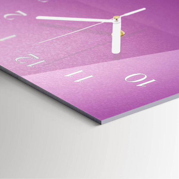 Vertical wall clock Material