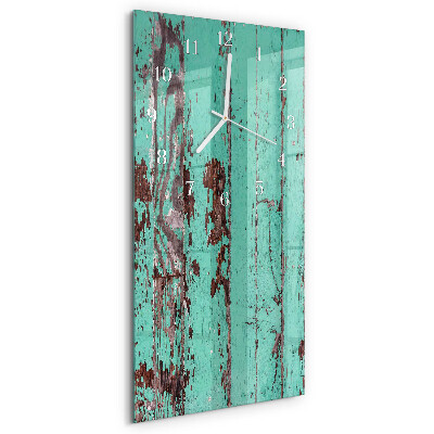 Vertical wall clock Wooden Wall