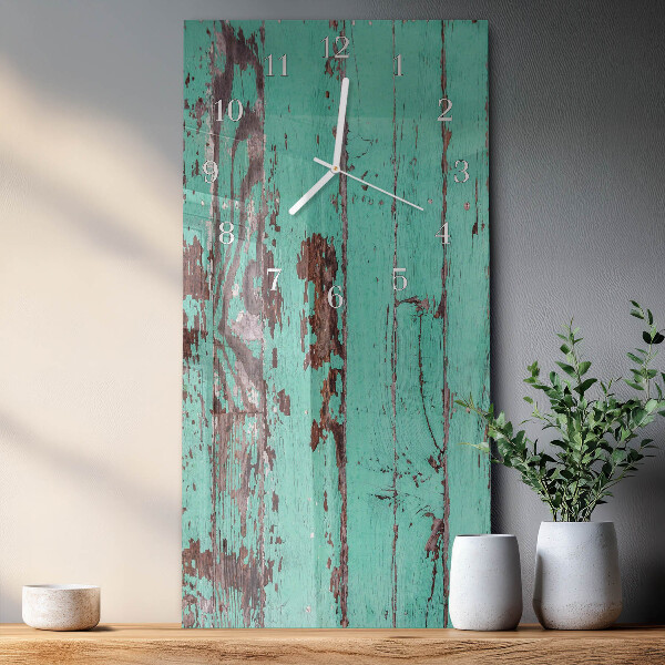 Vertical wall clock Wooden Wall