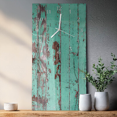 Vertical wall clock Wooden Wall