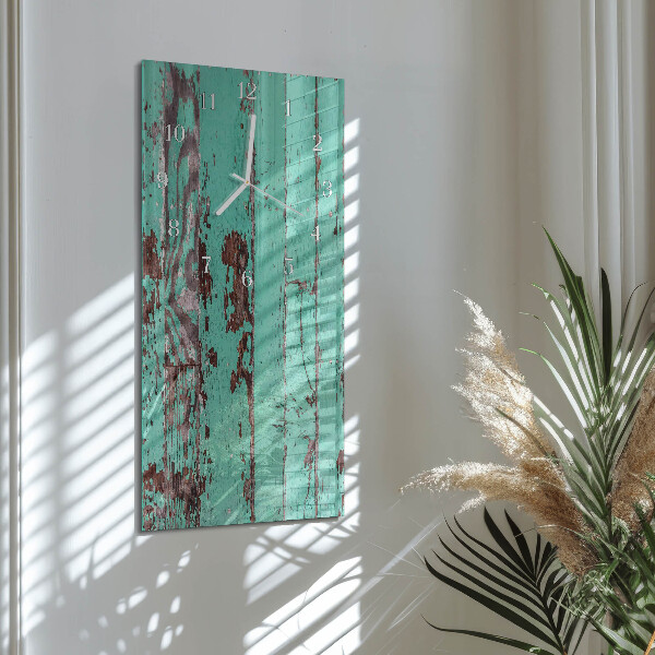 Vertical wall clock Wooden Wall