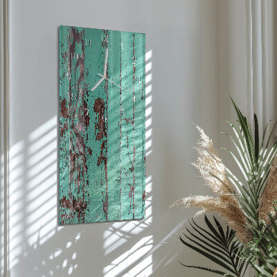 Vertical wall clock Wooden Wall