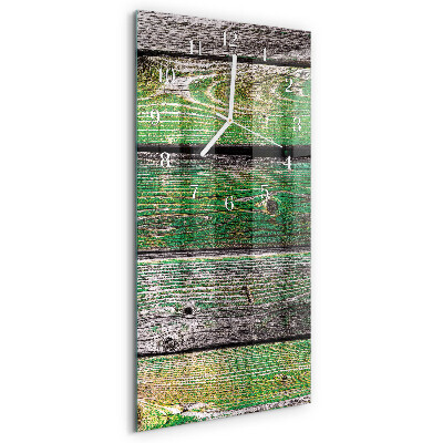 Vertical wall clock Wooden Boards