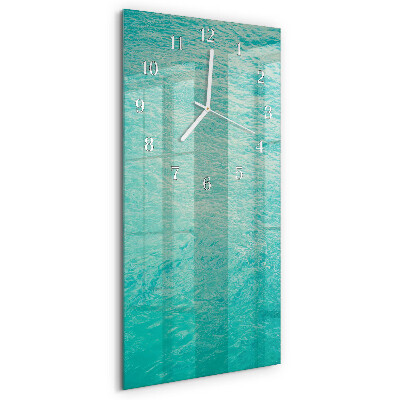 Vertical wall clock Water