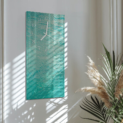Vertical wall clock Water