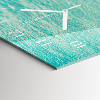 Vertical wall clock Water