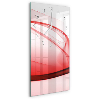 Vertical wall clock Abstract Lines