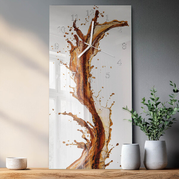 Vertical wall clock Water