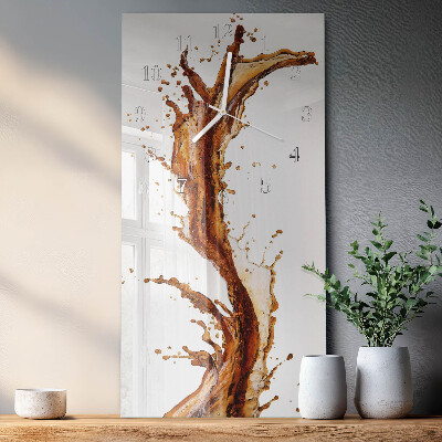 Vertical wall clock Water