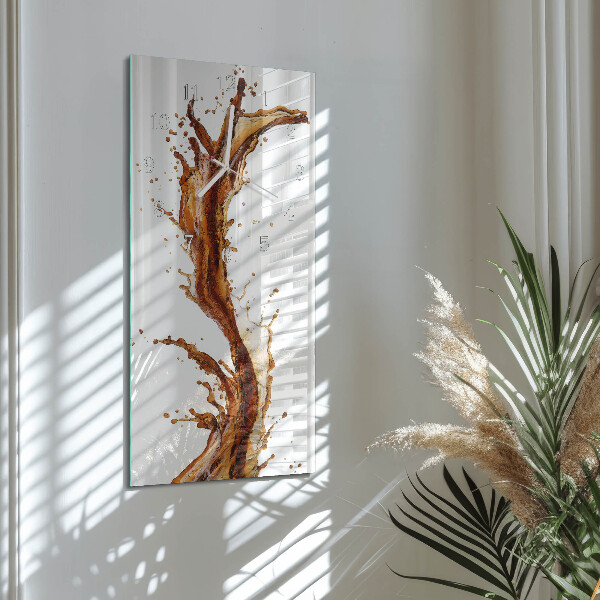 Vertical wall clock Water