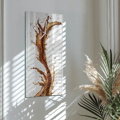 Vertical wall clock Water