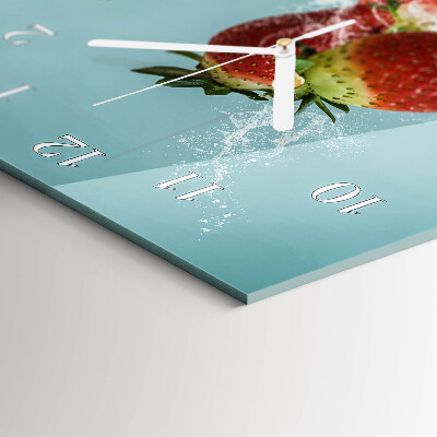 Vertical wall clock Strawberry