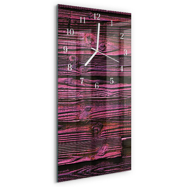 Vertical wall clock Wooden Panels