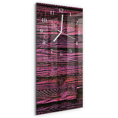 Vertical wall clock Wooden Panels