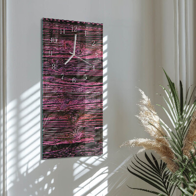 Vertical wall clock Wooden Panels