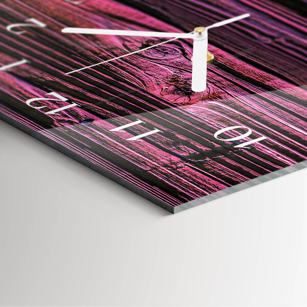Vertical wall clock Wooden Panels