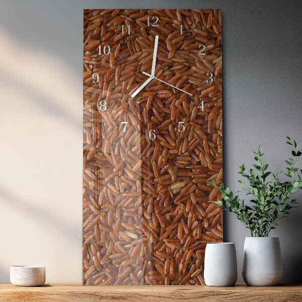 Vertical wall clock Rice