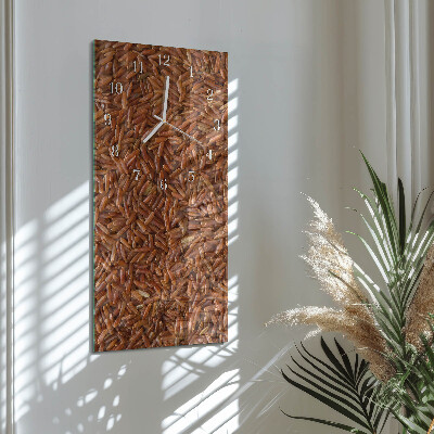 Vertical wall clock Rice