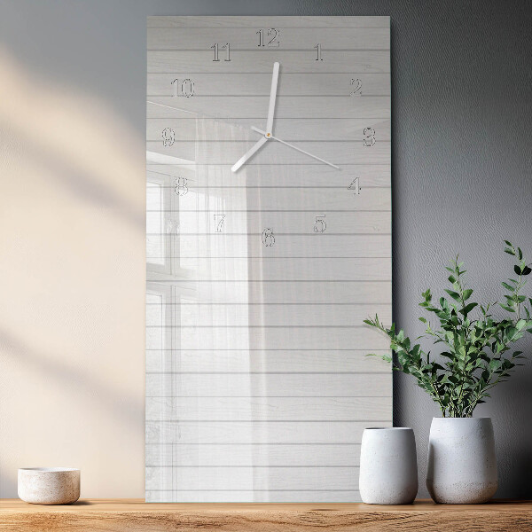 Vertical wall clock Stripes