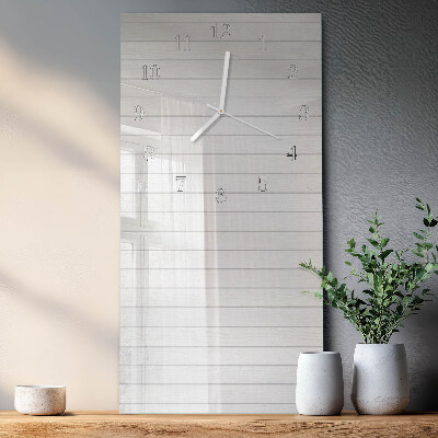 Vertical wall clock Stripes