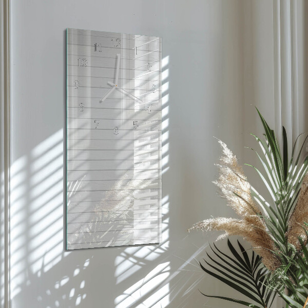Vertical wall clock Stripes