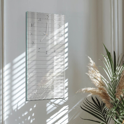 Vertical wall clock Stripes