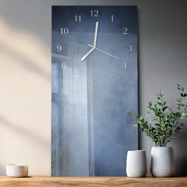 Vertical wall clock Smoke