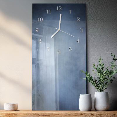 Vertical wall clock Smoke