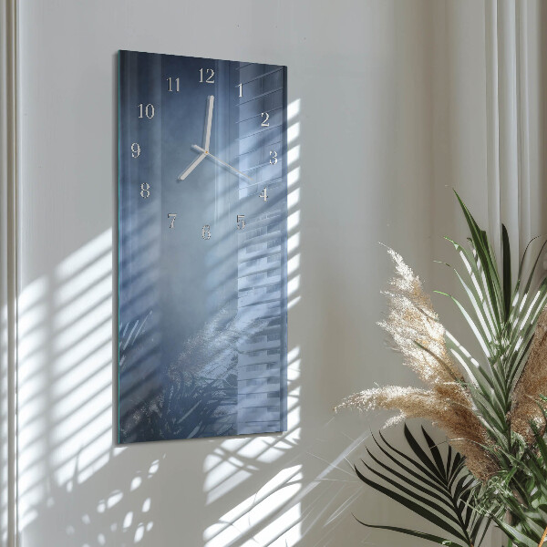 Vertical wall clock Smoke