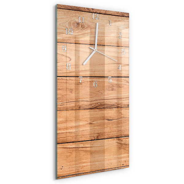 Vertical wall clock Wooden Panels