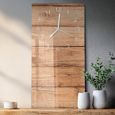Vertical wall clock Wooden Panels