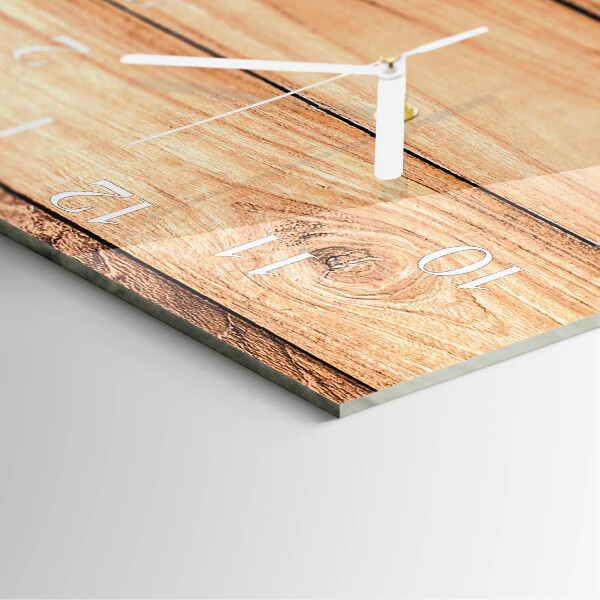 Vertical wall clock Wooden Panels