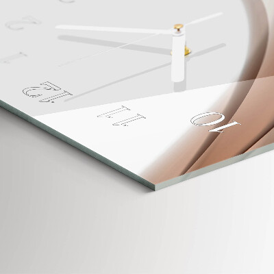 Vertical wall clock Abstract Lines
