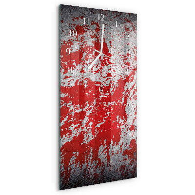 Vertical wall clock Stains