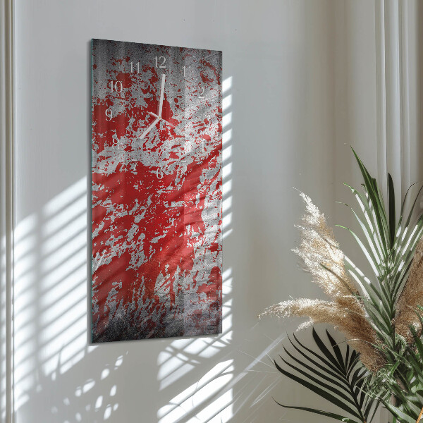 Vertical wall clock Stains