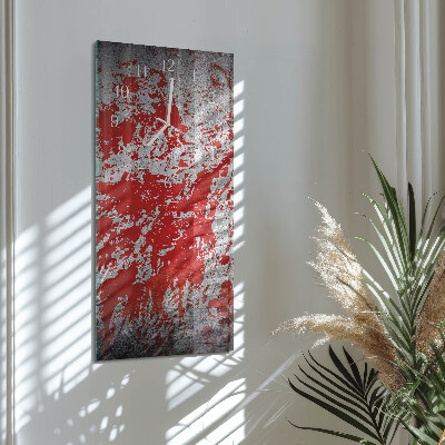 Vertical wall clock Stains